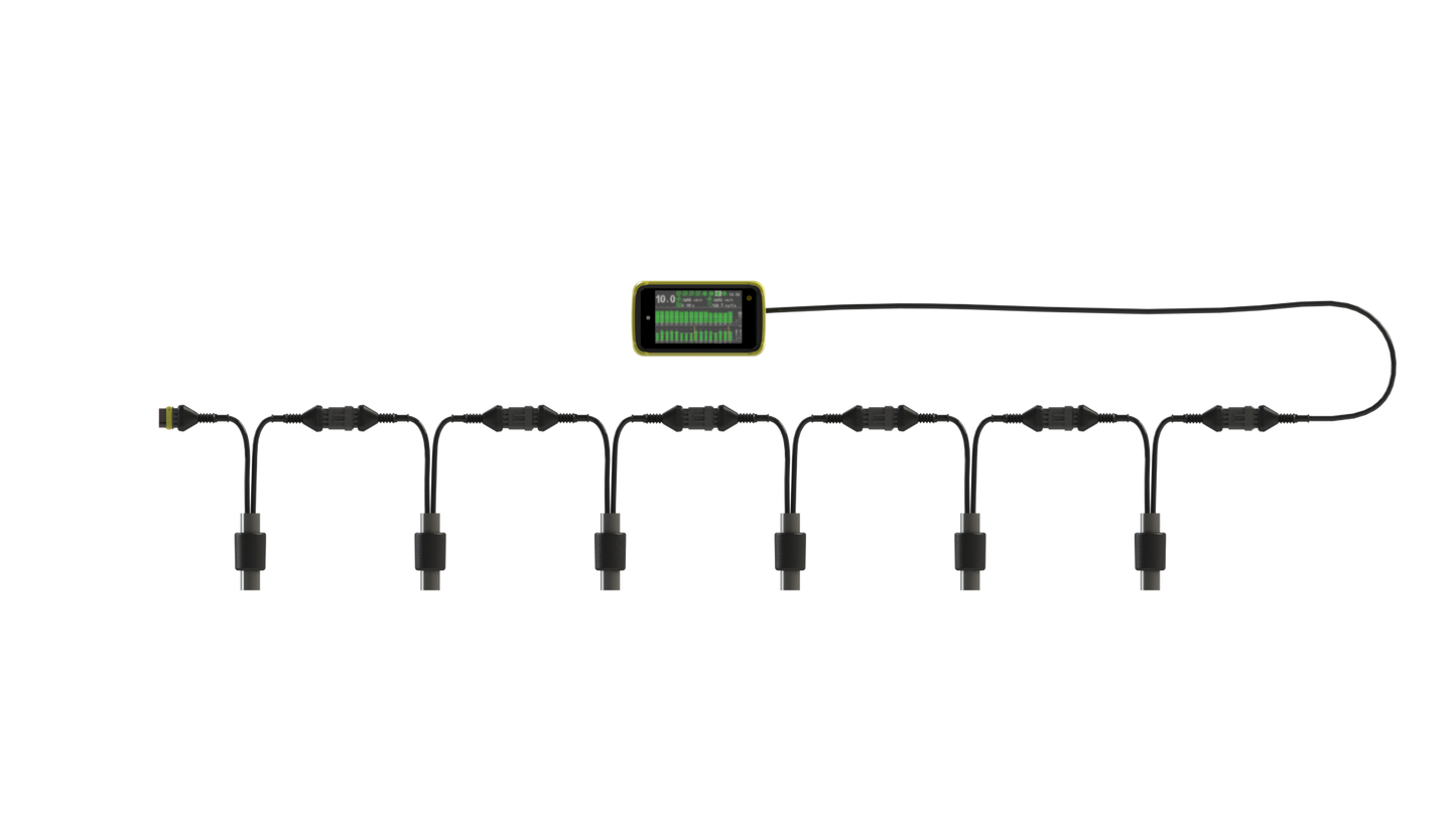 Saatgutblockade-/Durchflusskontrollsensor für runde Saatgutrohre