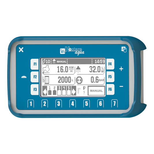 Hectare Aqua application rate control display