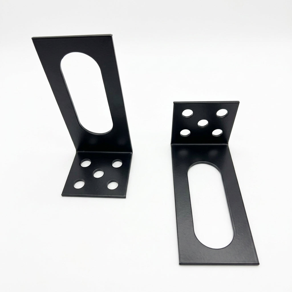 Angle bracket for 18 mm inductive rotation sensor