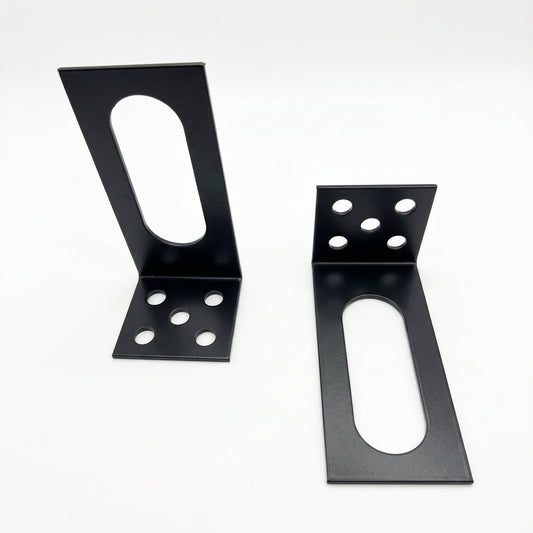 Angle bracket for 18 mm inductive rotation sensor