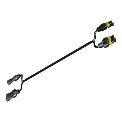 Relay enable X-cable with four sealed Superseal connectors